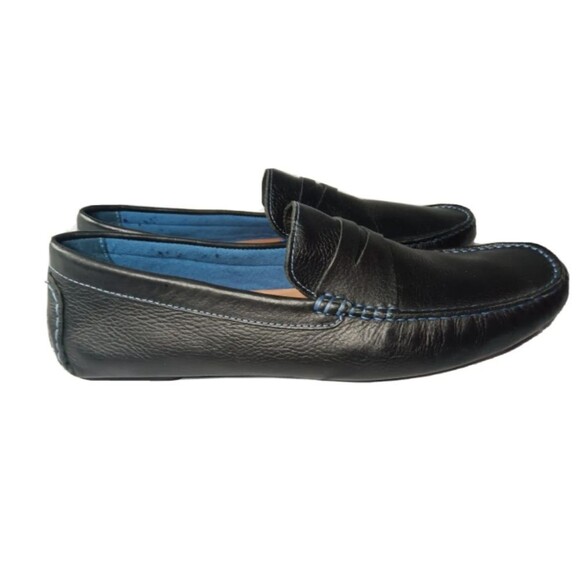 Donald J. Pliner Varran Penny Loafers Men\'s Shoes Size 13 Black MSRP $195 main image 5
